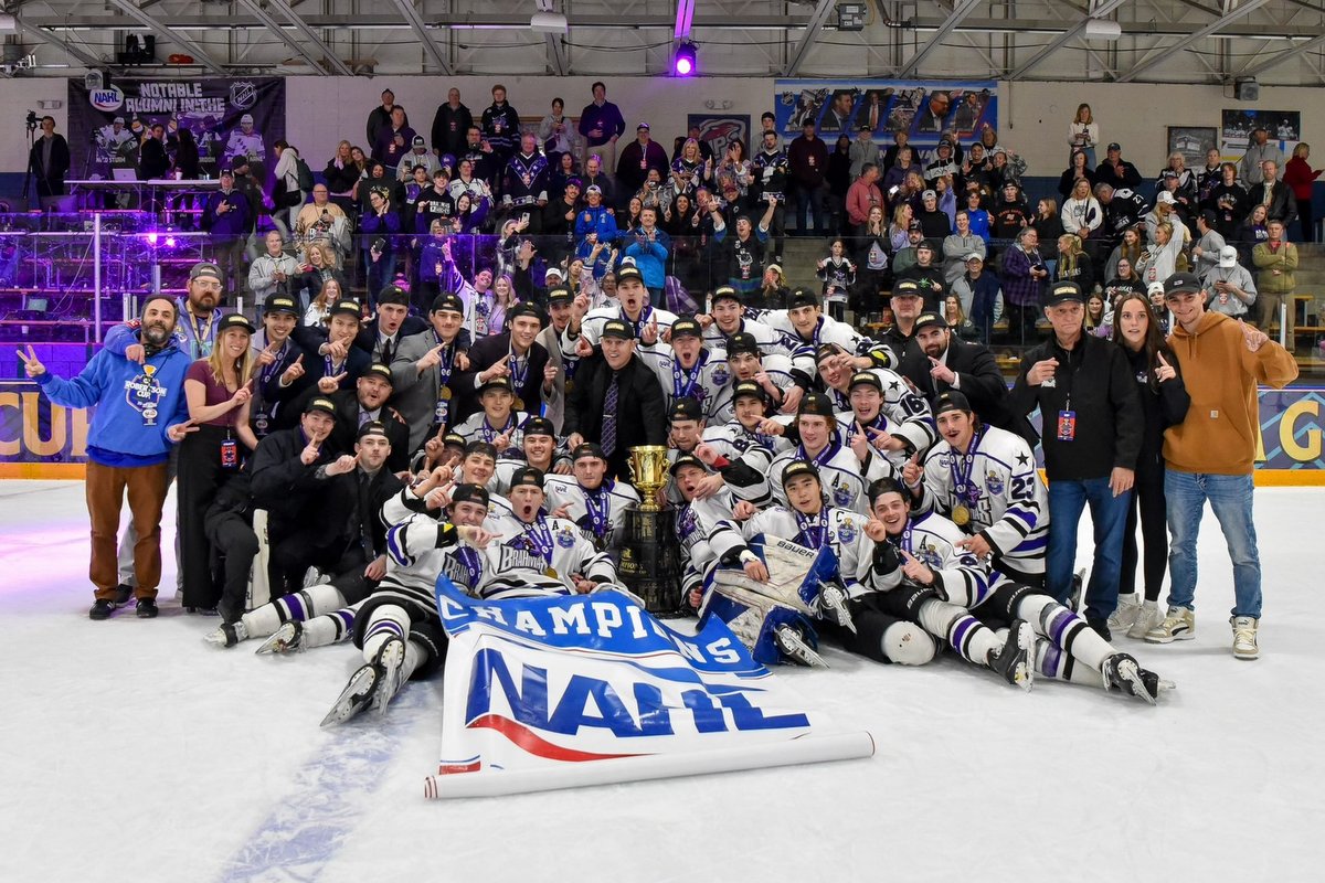 Hokejisté Lone Star Brahmas s Robertson Cupem za triumf v NAHL